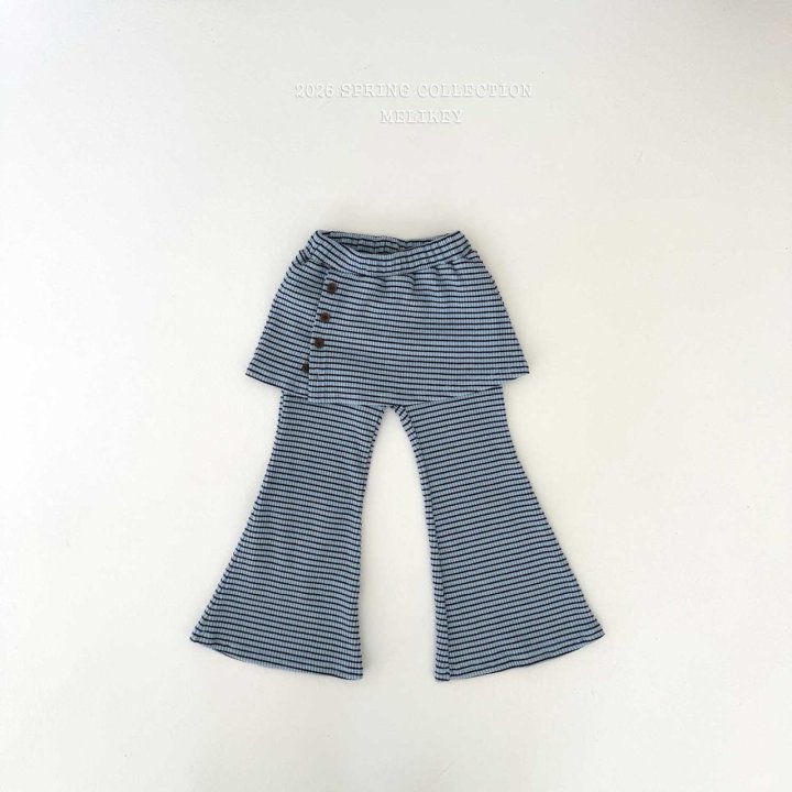Melikey - Korean Children Fashion - #kidsshorts - Wrap Bootcut Pants - 4