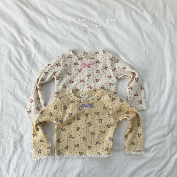 Melikey - Korean Children Fashion - #kidsstore - Love Bear Tee - 3