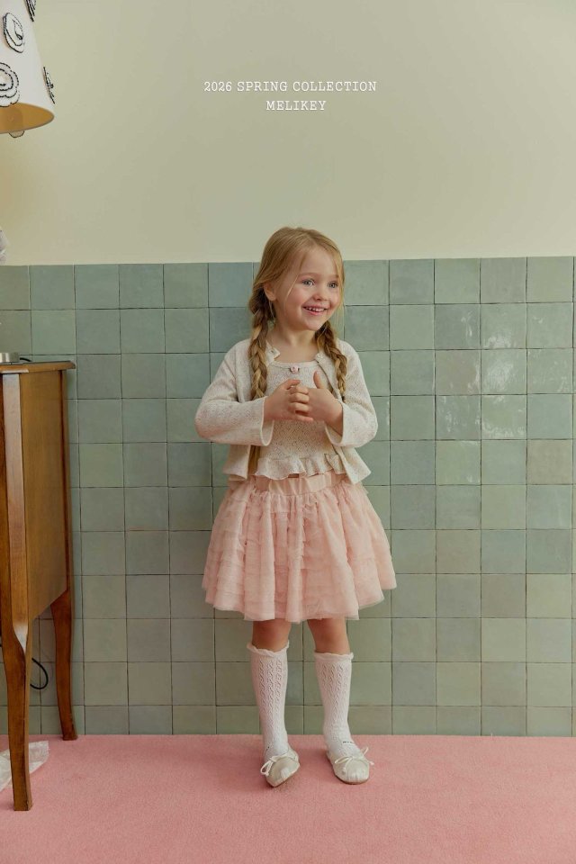 Melikey - Korean Children Fashion - #kidsstore - Flared Tulle Skirt - 7