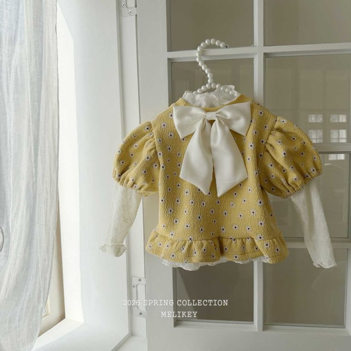 Melikey - Korean Children Fashion - #kidzfashiontrend - Daisy Frill Tee