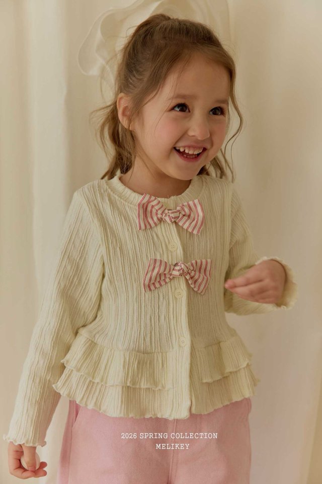 Melikey - Korean Children Fashion - #kidzfashiontrend - Tutu Frill Cardigan - 7