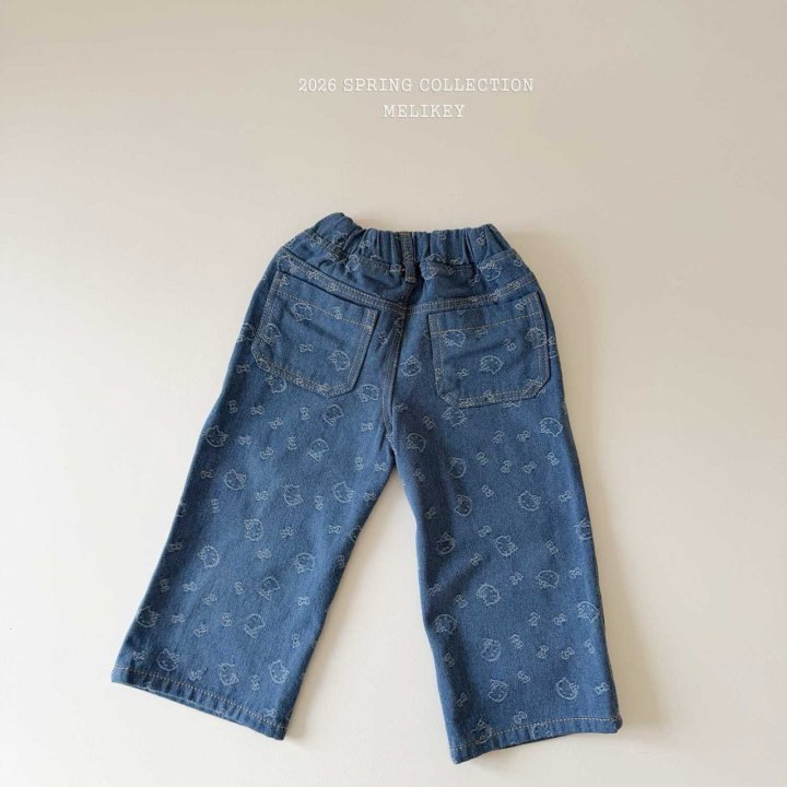 Melikey - Korean Children Fashion - #kidzfashiontrend - Kitsch Denim Pants - 6