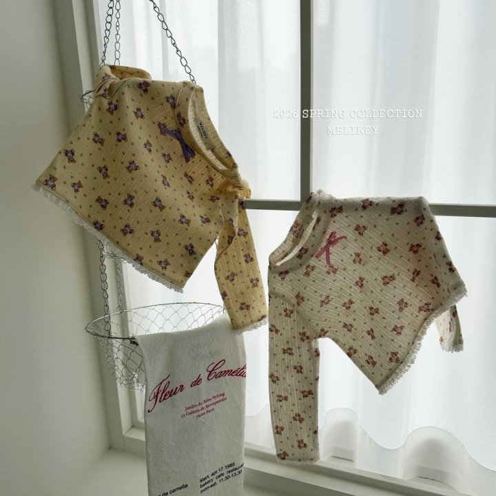 Melikey - Korean Children Fashion - #kidsstore - Love Bear Tee - 4
