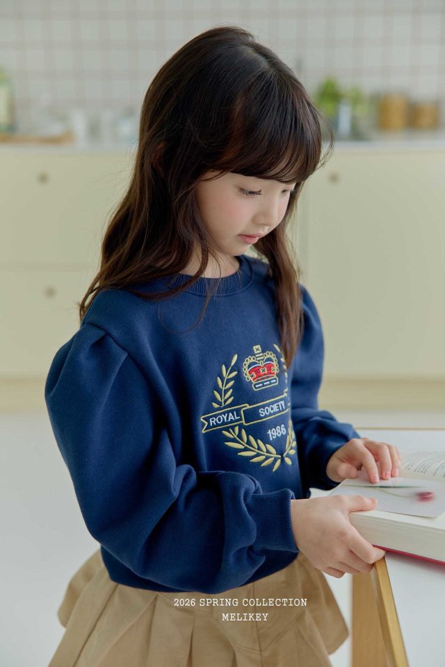 Melikey - Korean Children Fashion - #kidzfashiontrend - Royal Puff Sweatshirt - 9