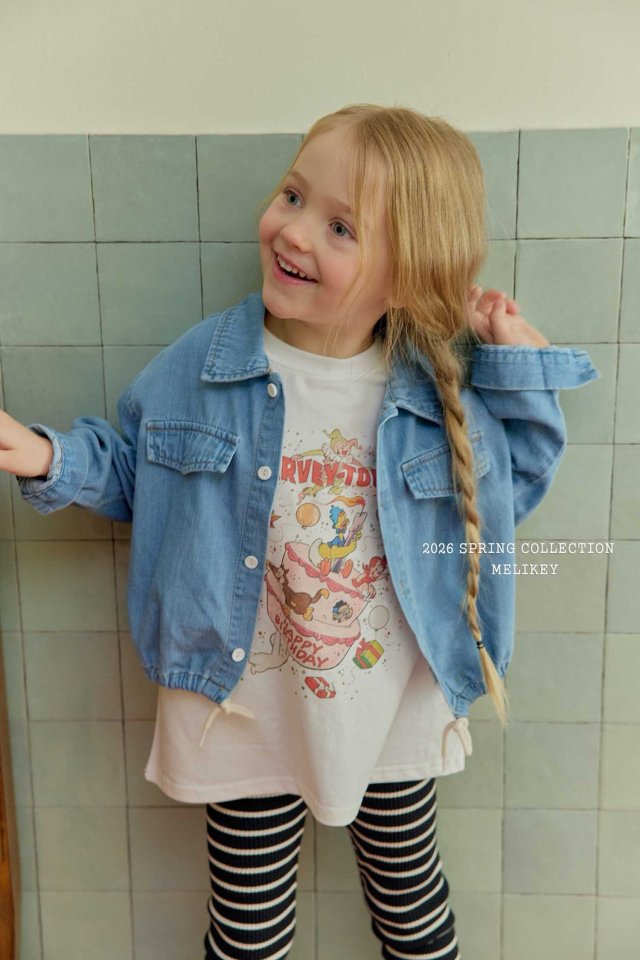 Melikey - Korean Children Fashion - #kidzfashiontrend - Hooded Denim Shirt - 7