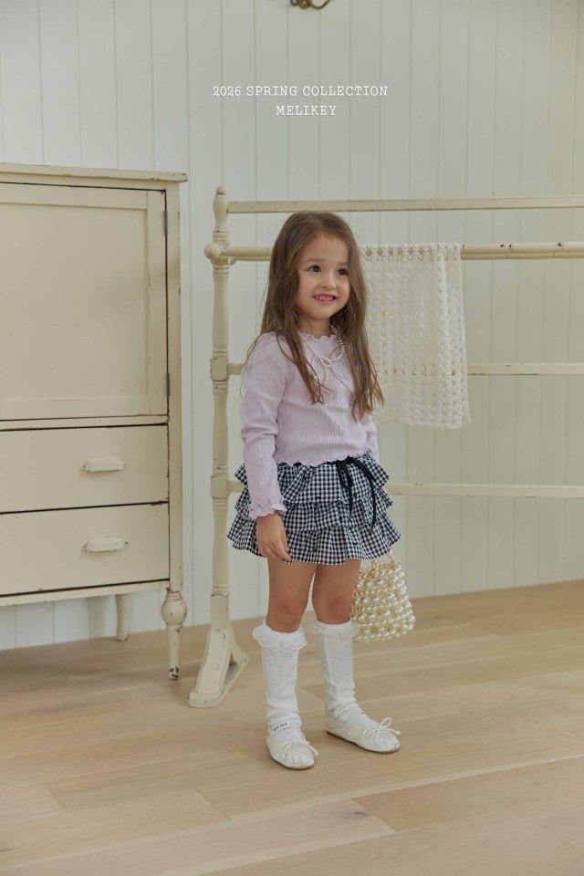 Melikey - Korean Children Fashion - #littlefashionista - Ally Frill Socks - 10