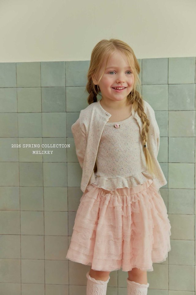 Melikey - Korean Children Fashion - #littlefashionista - Flared Tulle Skirt - 10