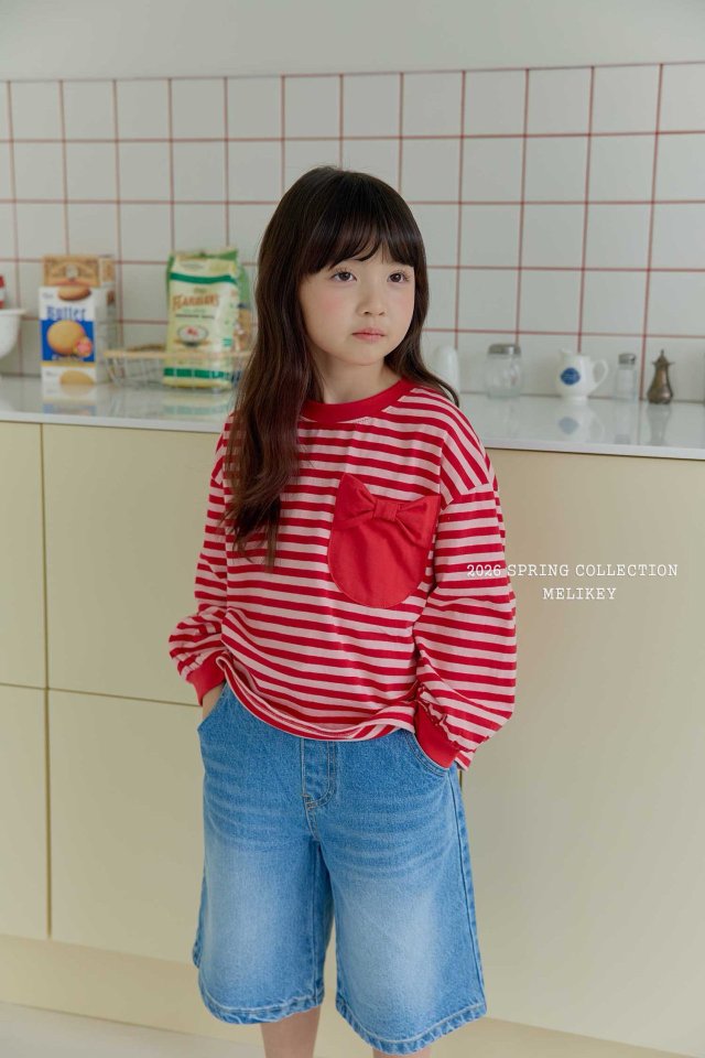 Melikey - Korean Children Fashion - #littlefashionista - Soda Ribbon Tee - 8