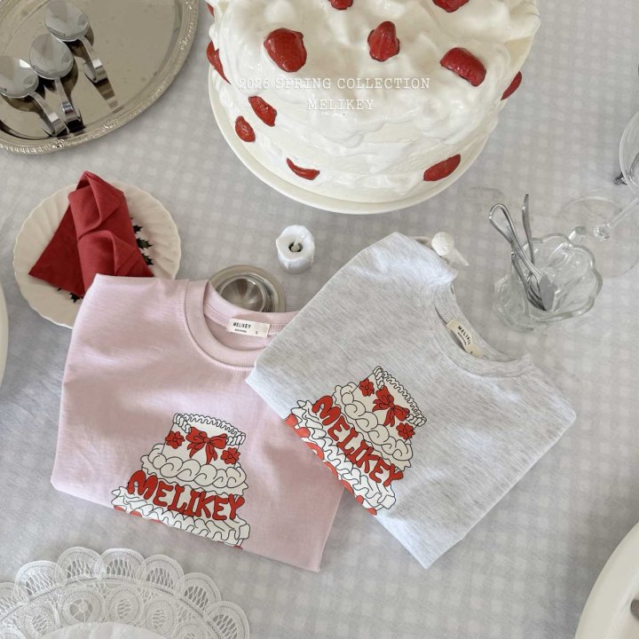 Melikey - Korean Children Fashion - #magicofchildhood - Cake Short Sleeve Tee