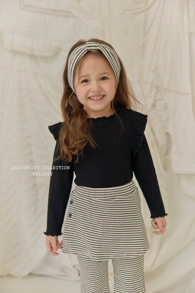 Melikey - Korean Children Fashion - #magicofchildhood - Wrap Bootcut Pants - 8