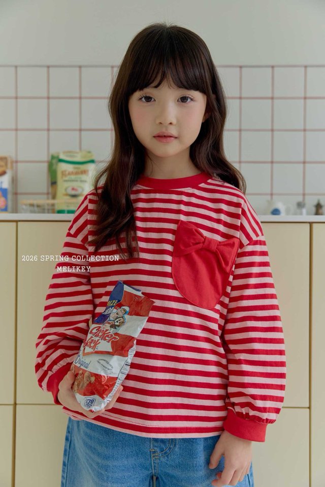 Melikey - Korean Children Fashion - #magicofchildhood - Soda Ribbon Tee - 9