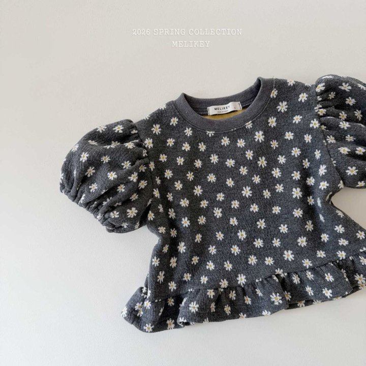 Melikey - Korean Children Fashion - #minifashionista - Daisy Frill Tee - 5