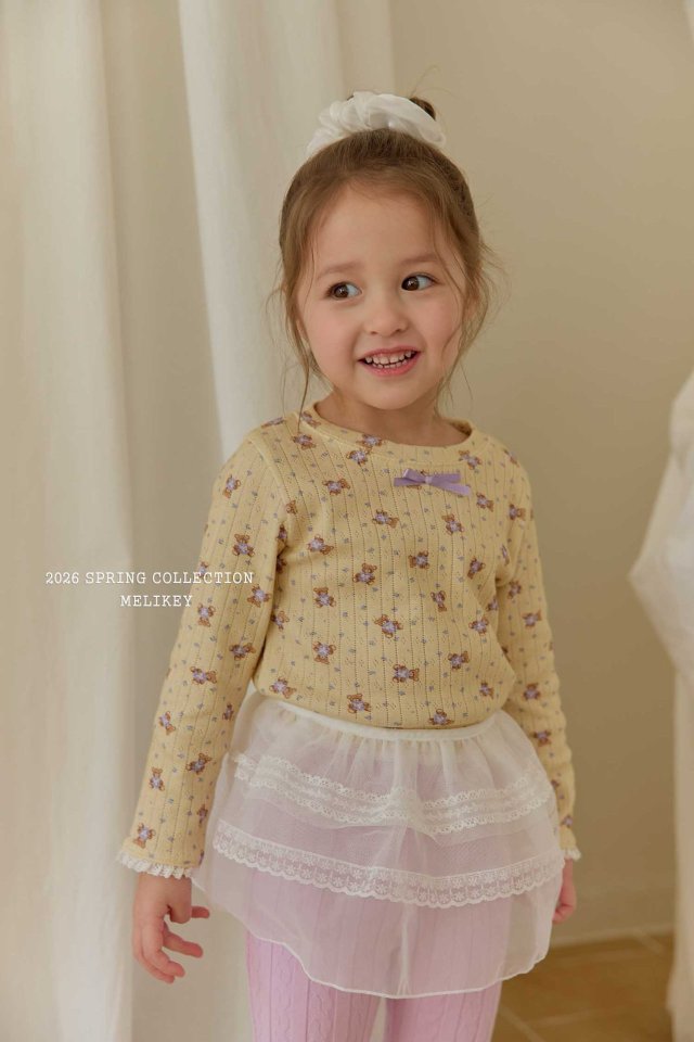 Melikey - Korean Children Fashion - #minifashionista - Love Bear Tee - 8