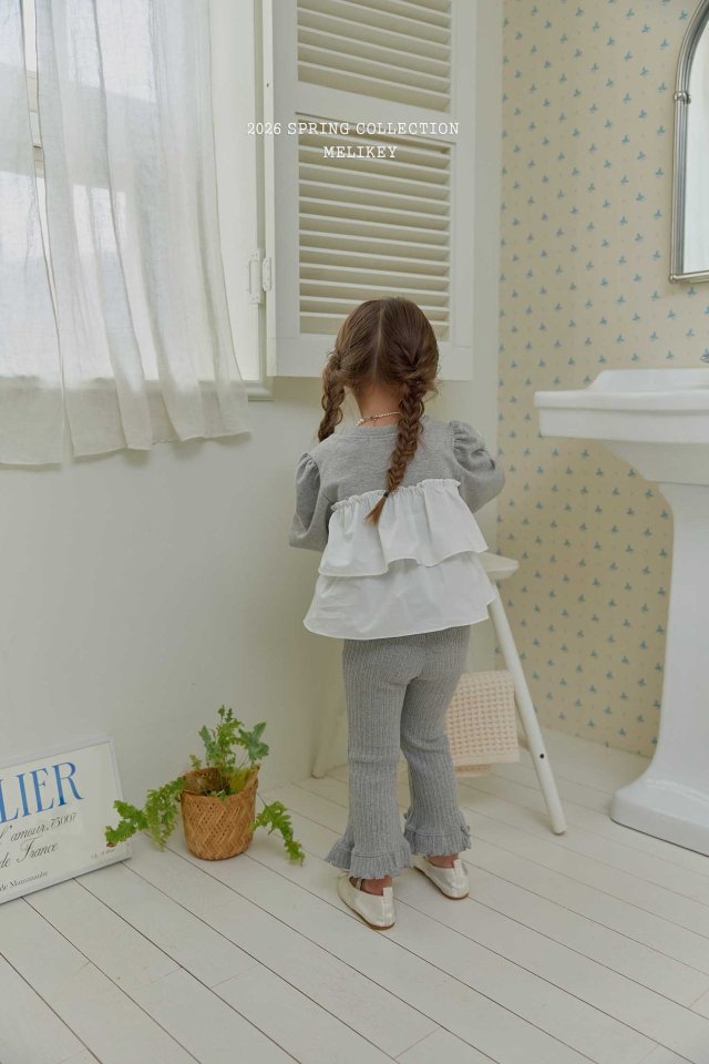 Melikey - Korean Children Fashion - #minifashionista - Rose Tiered Blouse - 9