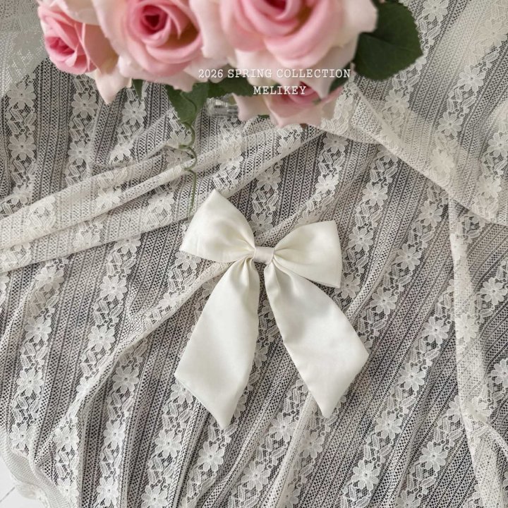 Melikey - Korean Children Fashion - #prettylittlegirls - Satin Ribbon Brooch