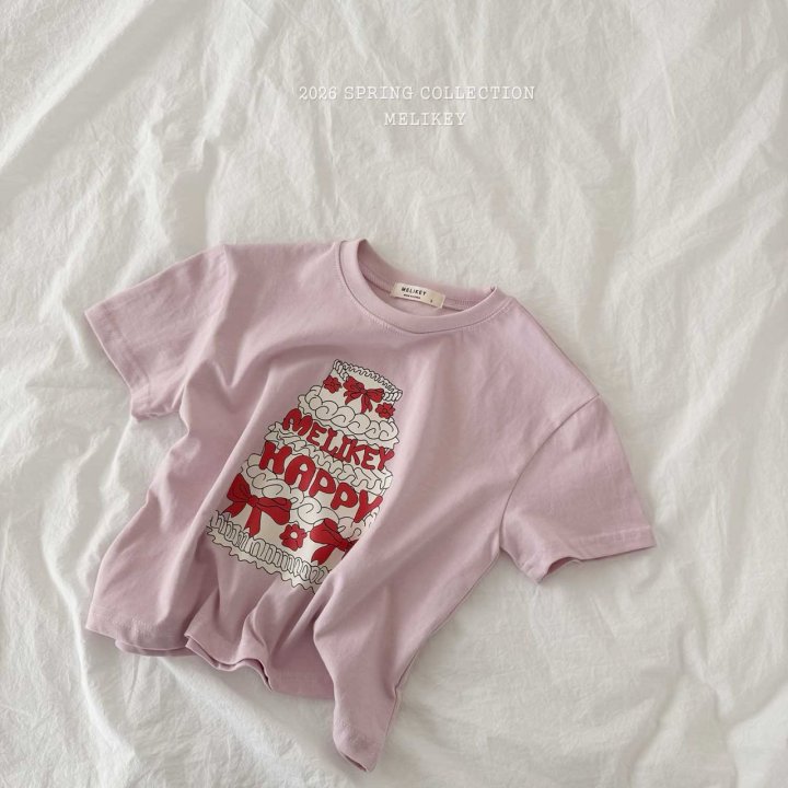 Melikey - Korean Children Fashion - #prettylittlegirls - Cake Short Sleeve Tee - 3