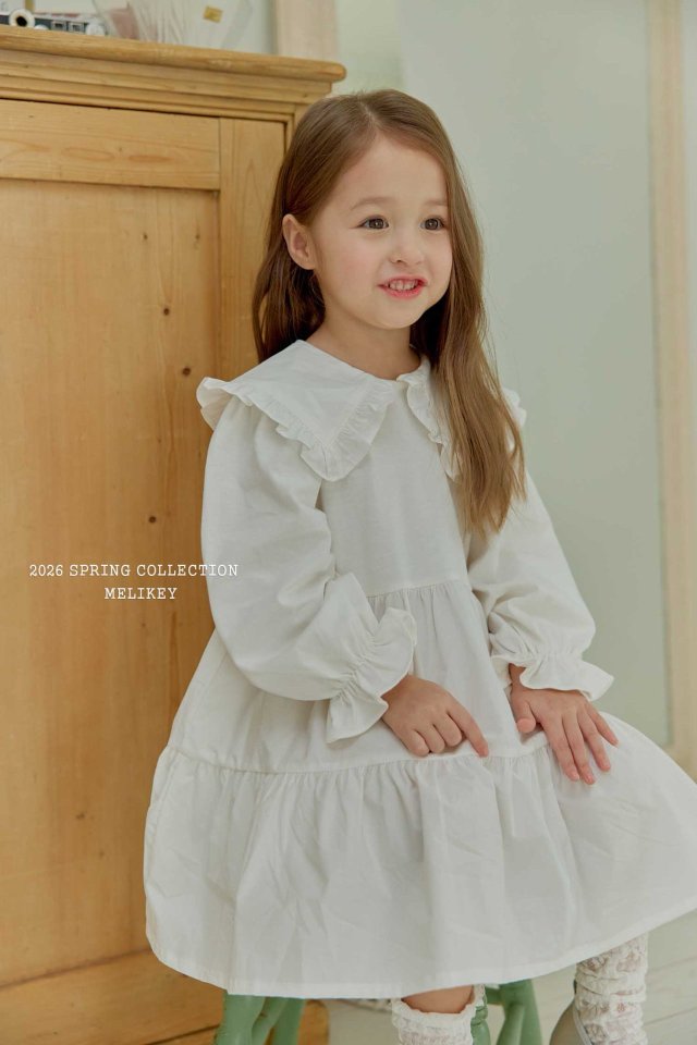 Melikey - Korean Children Fashion - #prettylittlegirls - Basic Tiered One-piece - 7