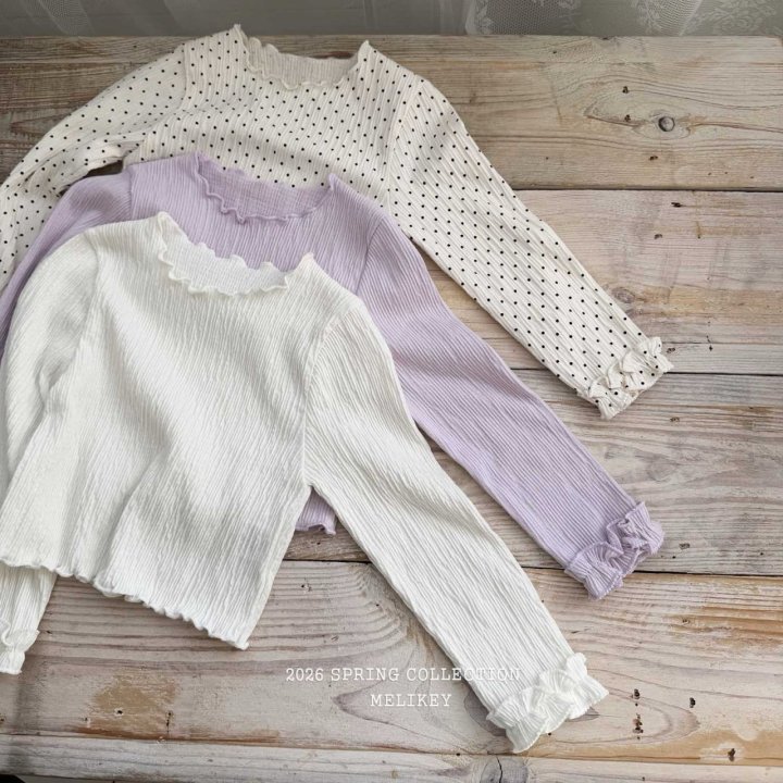 Melikey - Korean Children Fashion - #prettylittlegirls - Lucy Frill Tee