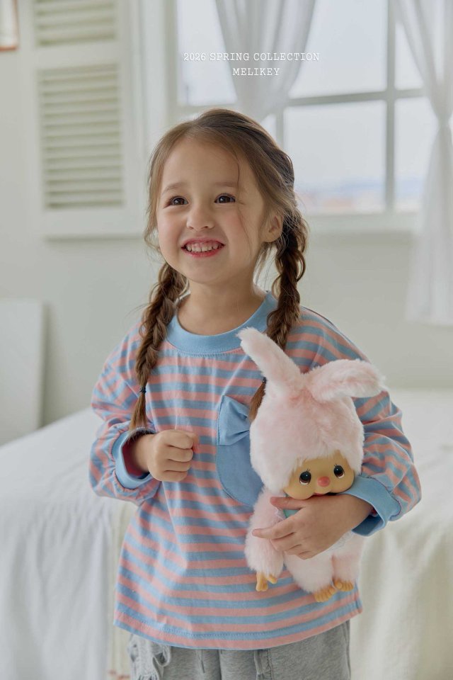 Melikey - Korean Children Fashion - #prettylittlegirls - Soda Ribbon Tee - 11