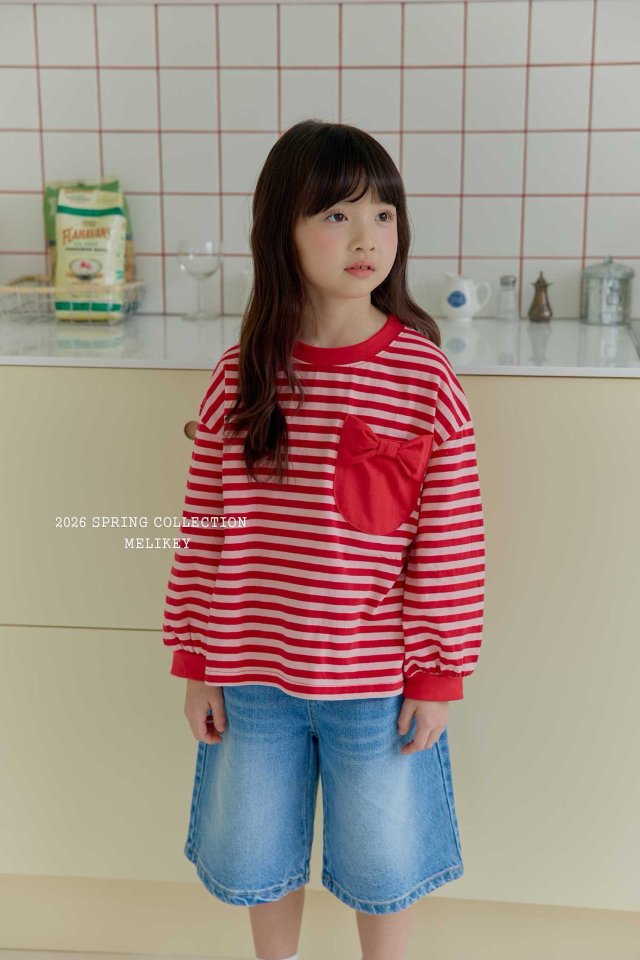 Melikey - Korean Children Fashion - #prettylittlegirls - Heart Bermuda Pants - 7