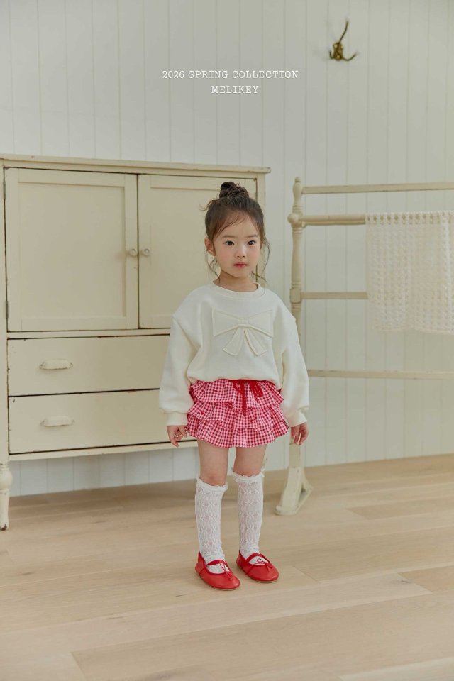Melikey - Korean Children Fashion - #stylishchildhood - Butterfly Ribbon Sweatshirt - 7
