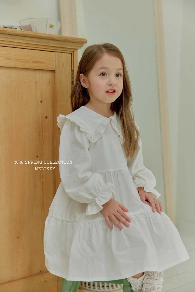 Melikey - Korean Children Fashion - #todddlerfashion - Basic Tiered One-piece - 8