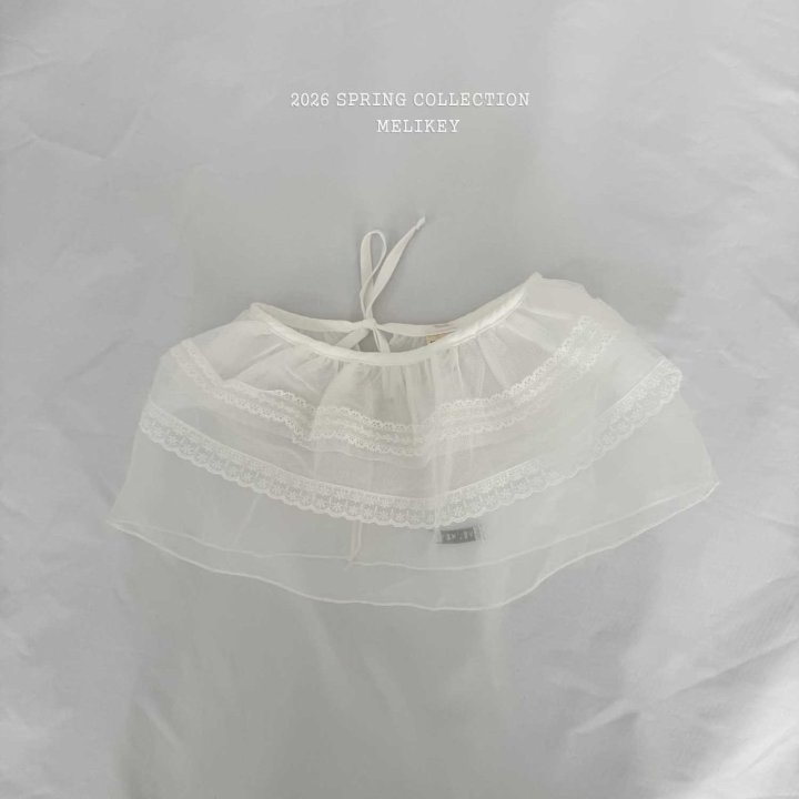 Melikey - Korean Children Fashion - #toddlerclothing - Sheer Lace Apron - 5