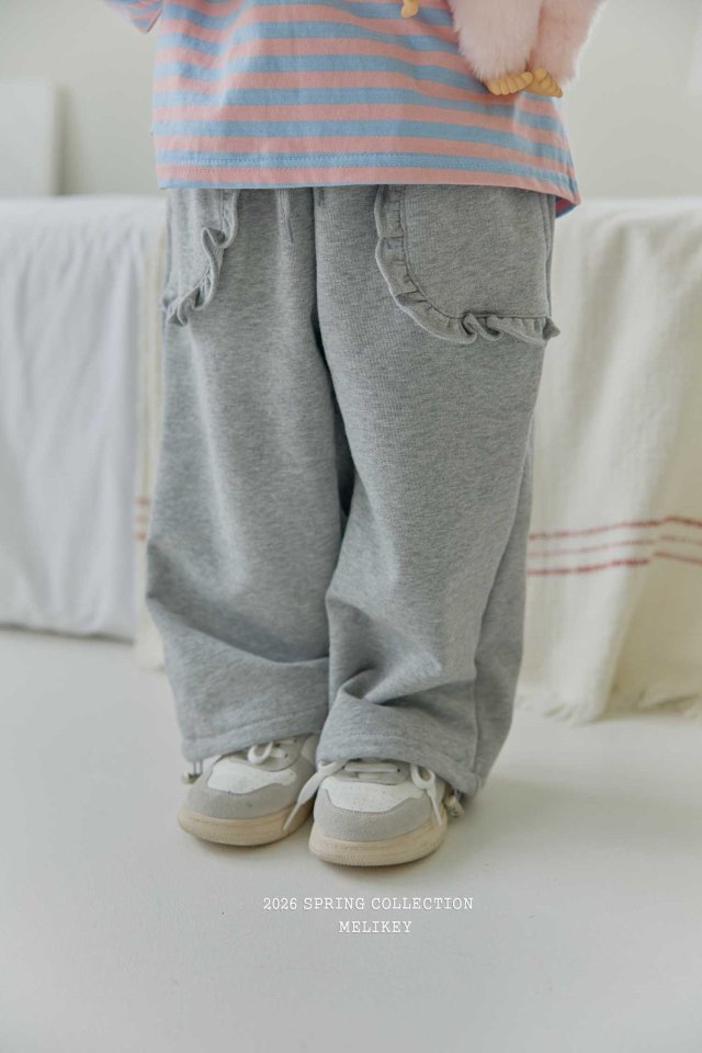 Melikey - Korean Children Fashion - #toddlerclothing - Out Frill Pants - 11