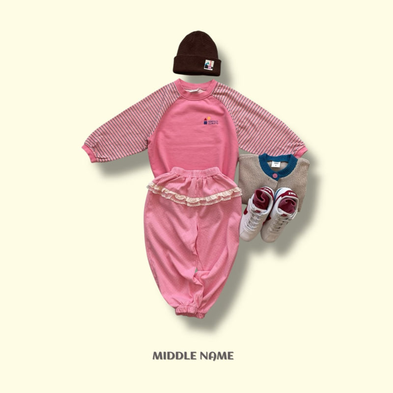 Middle Name - Korean Children Fashion - #Kfashion4kids - Dot Lace Pants - 9