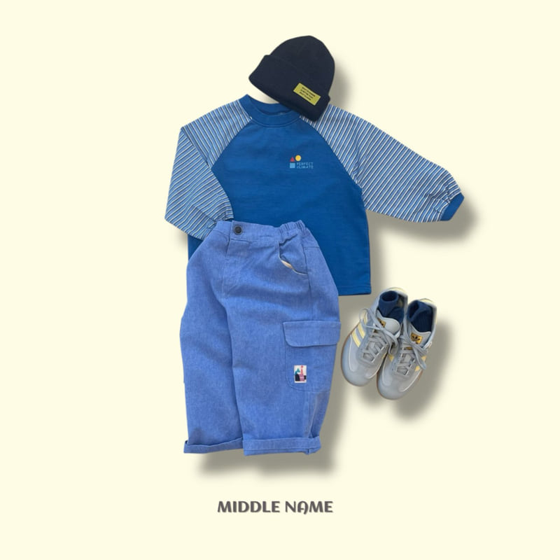 Middle Name - Korean Children Fashion - #Kfashion4kids - Mixed Stripe Tee - 8