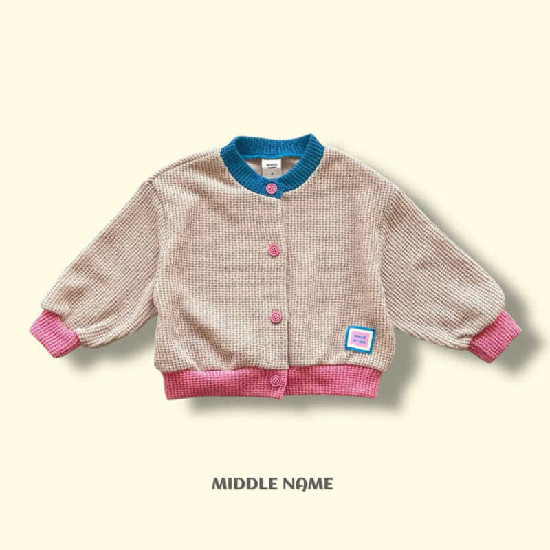 Middle Name - Korean Children Fashion - #Kfashion4kids - Color Point Cardigan - 3