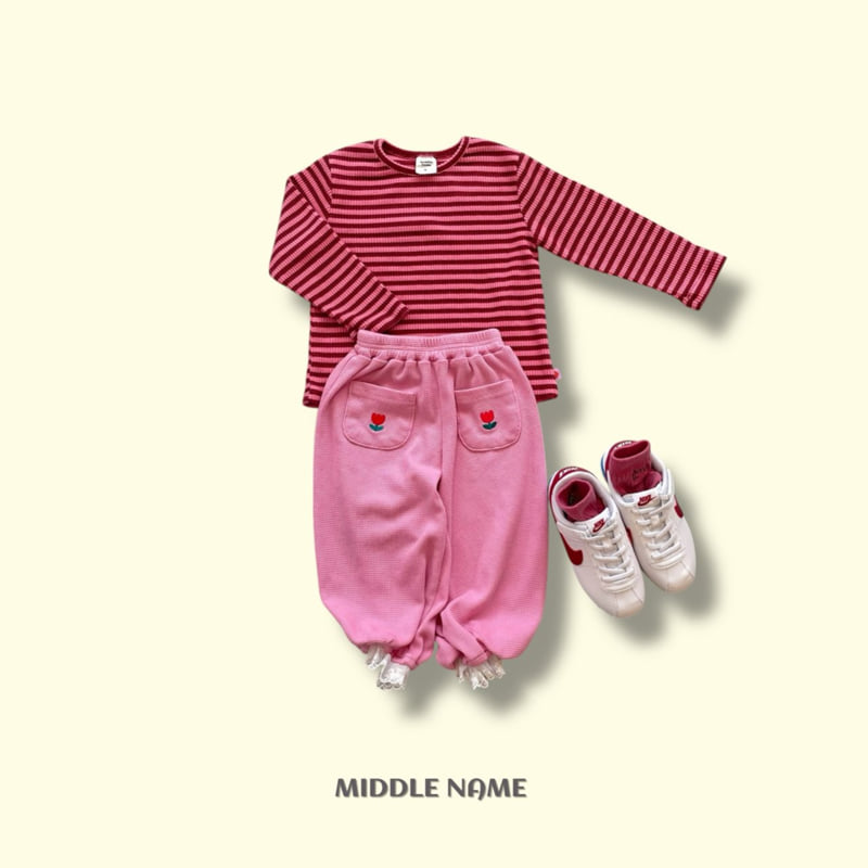 Middle Name - Korean Children Fashion - #Kfashion4kids - Pocket Lace Pants - 8