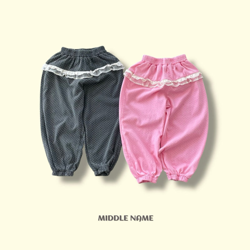 Middle Name - Korean Children Fashion - #childofig - Dot Lace Pants