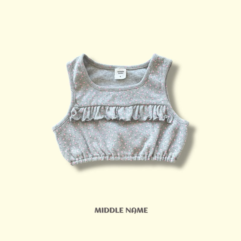 Middle Name - Korean Children Fashion - #childofig - Flower Frill Bustier - 11