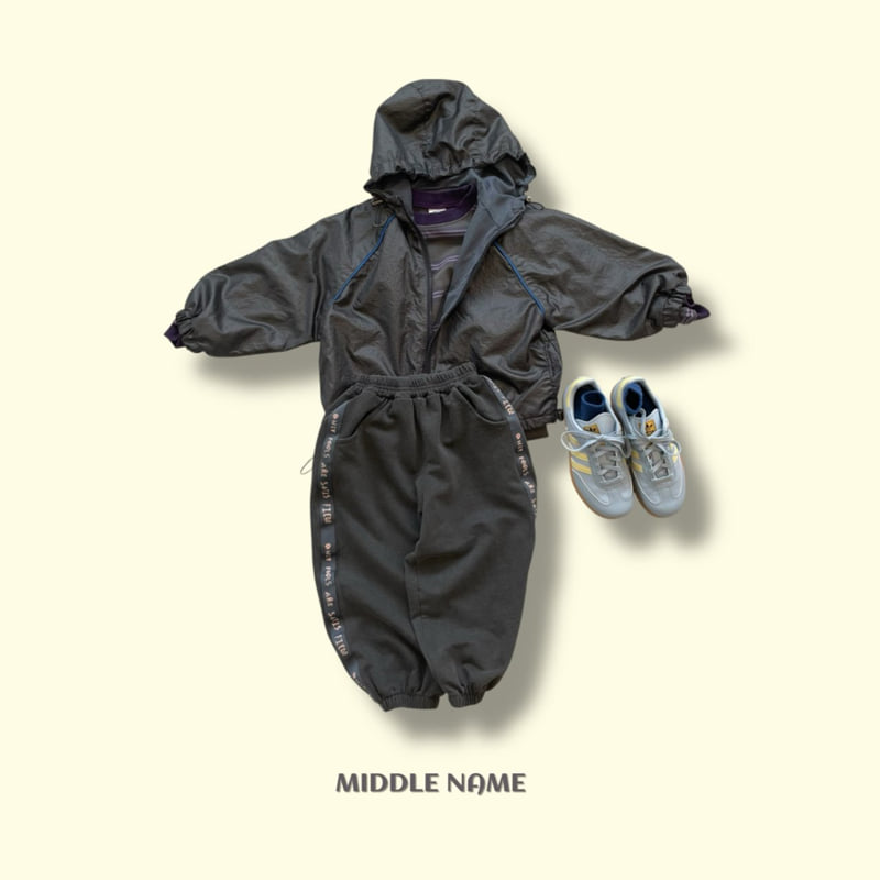 Middle Name - Korean Children Fashion - #childofig - Middle Windbreaker Jumper - 3
