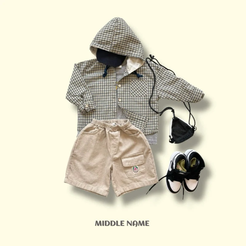 Middle Name - Korean Children Fashion - #childrensboutique - Hoodie Check Shirt - 6