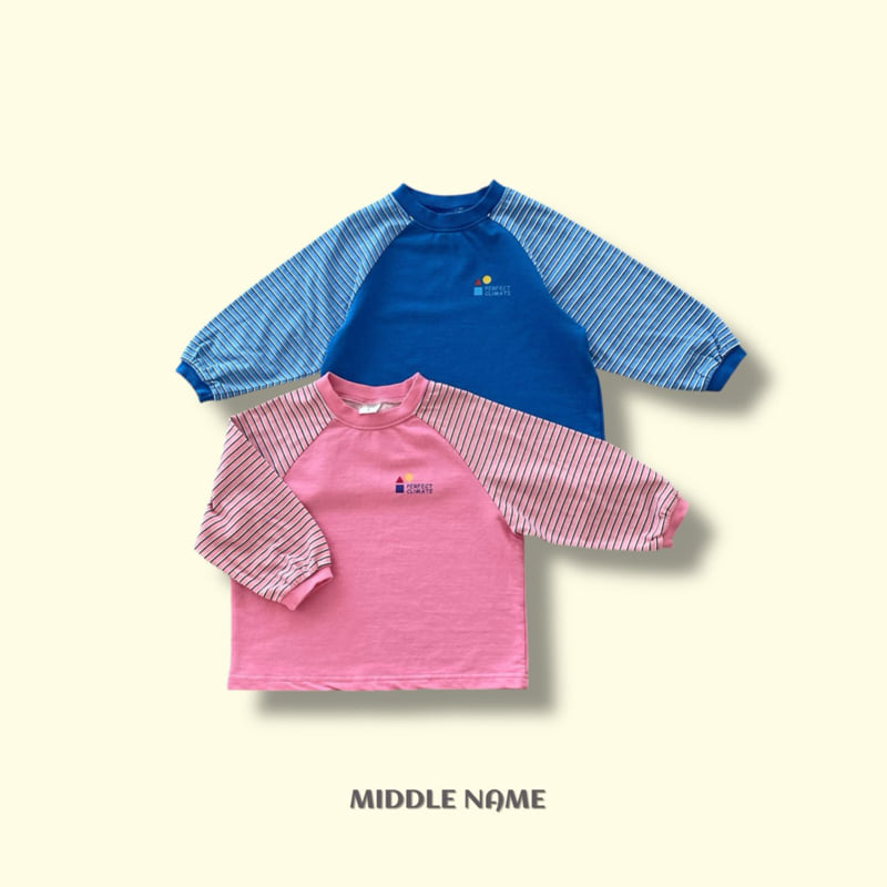 Middle Name - Korean Children Fashion - #childrensboutique - Mixed Stripe Tee