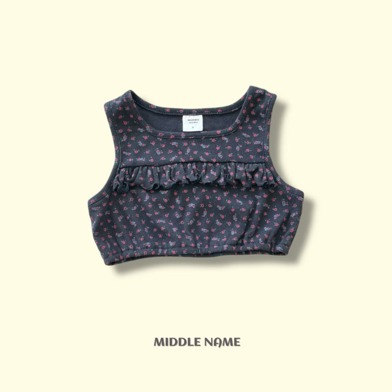 Middle Name - Korean Children Fashion - #childrensboutique - Flower Frill Bustier - 12