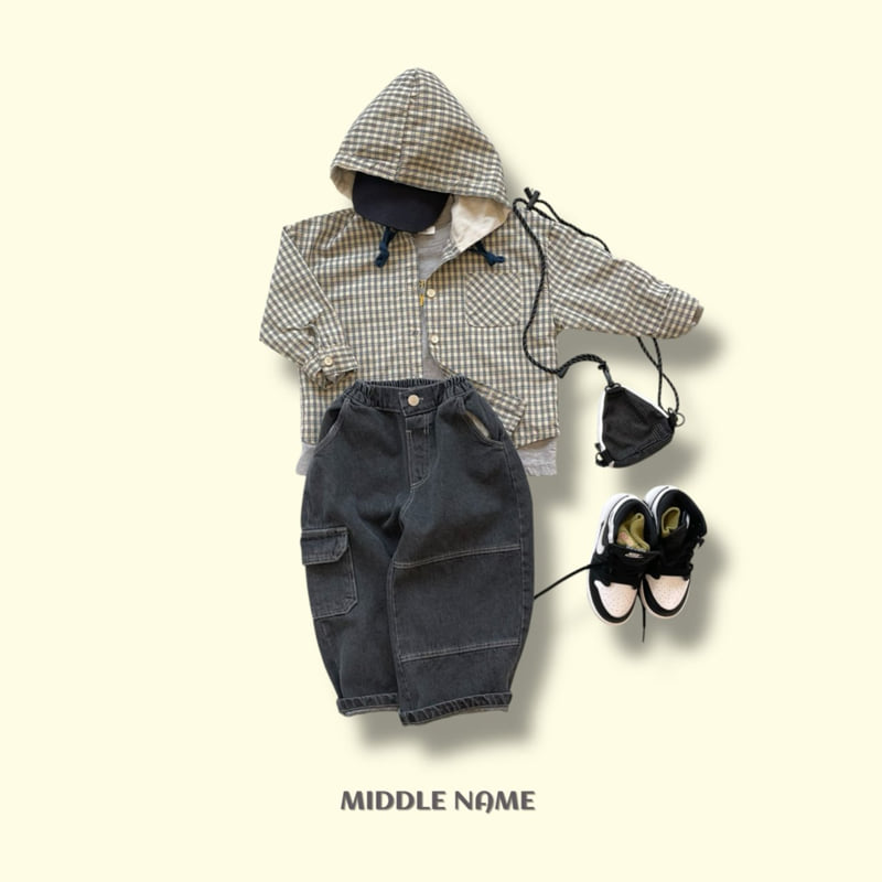 Middle Name - Korean Children Fashion - #designkidswear - Hoodie Check Shirt - 7