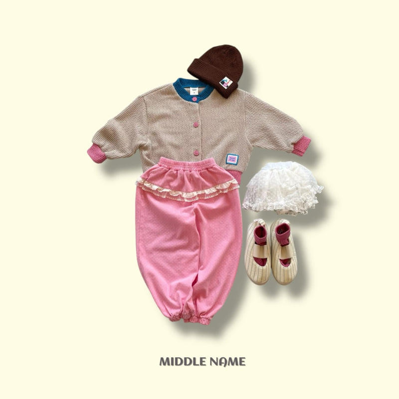Middle Name - Korean Children Fashion - #designkidswear - Dot Lace Pants - 3