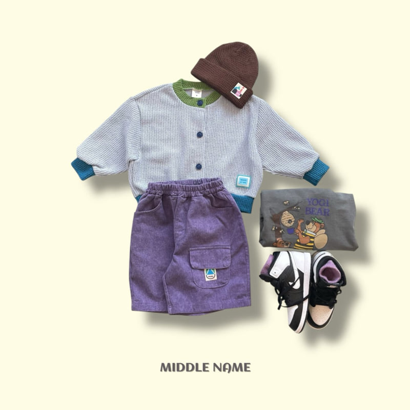 Middle Name - Korean Children Fashion - #designkidswear - Color Point Cardigan - 11