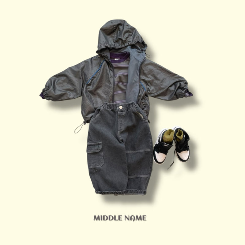 Middle Name - Korean Children Fashion - #designkidswear - Hip Denim Pants - 9