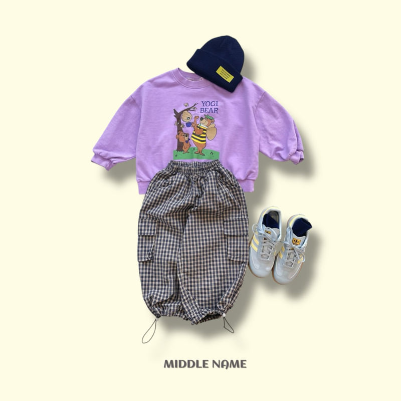 Middle Name - Korean Children Fashion - #designkidswear - Check Cargo Pants - 8