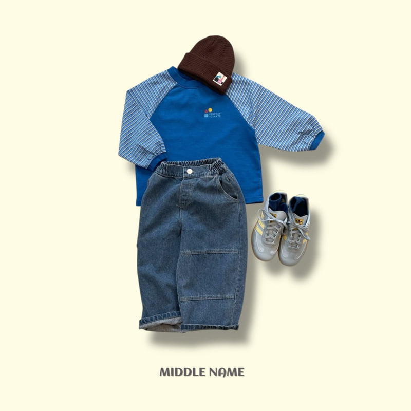 Middle Name - Korean Children Fashion - #discoveringself - Mixed Stripe Tee - 3