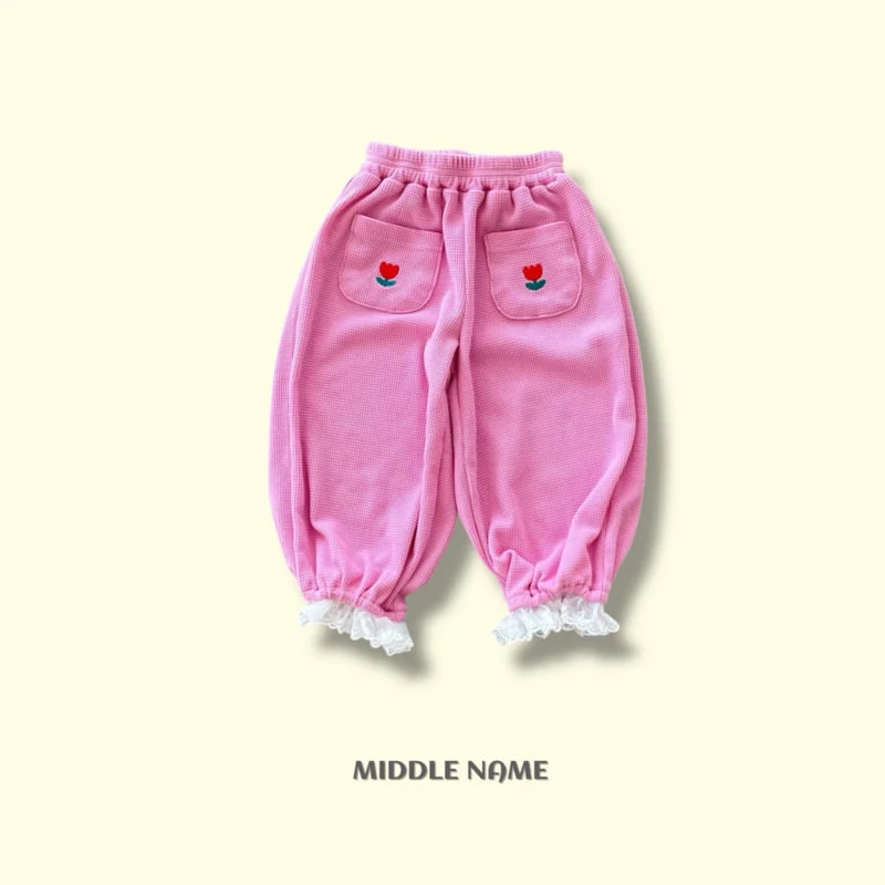 Middle Name - Korean Children Fashion - #discoveringself - Pocket Lace Pants - 3