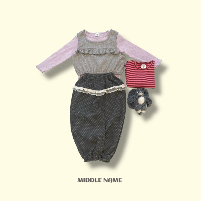 Middle Name - Korean Children Fashion - #fashionkids - Sprinkle Basic Tee - 10