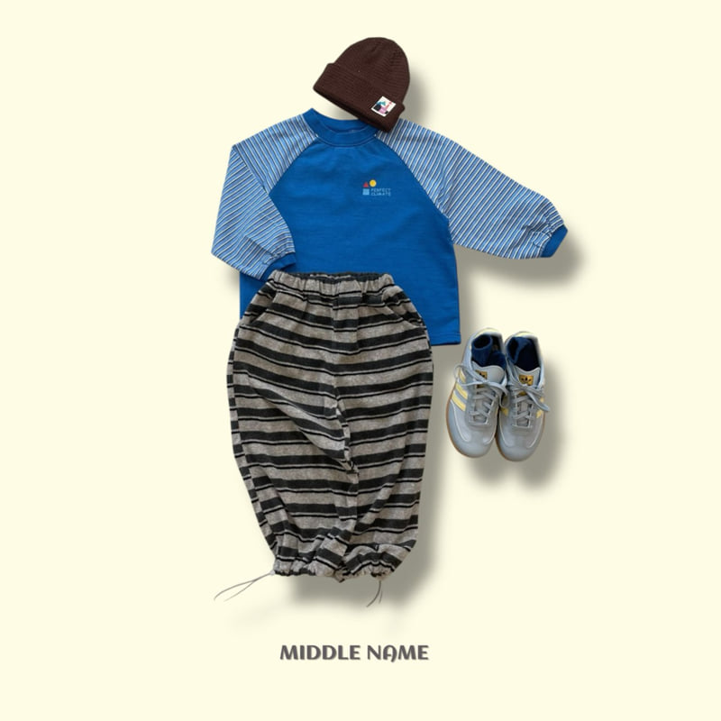 Middle Name - Korean Children Fashion - #discoveringself - Mixed Stripe Tee - 4