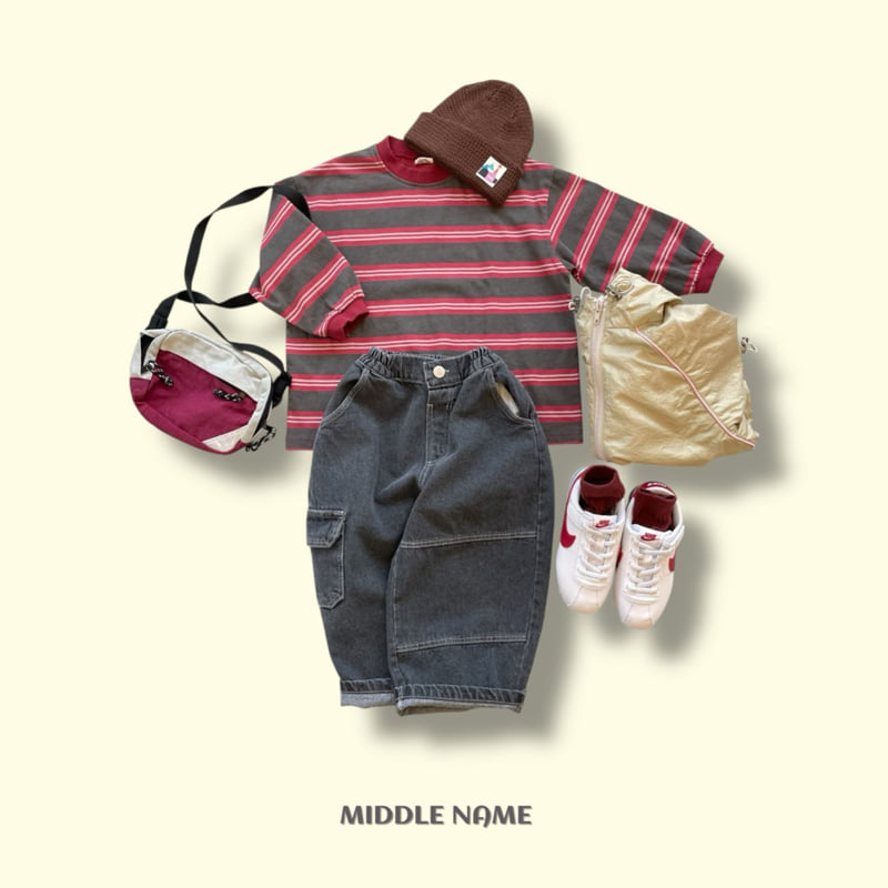 Middle Name - Korean Children Fashion - #fashionkids - Hip Denim Pants - 11