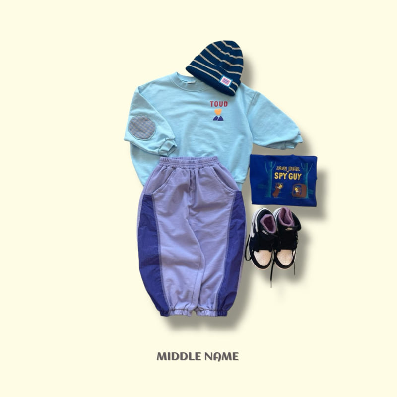 Middle Name - Korean Children Fashion - #fashionkids - Panel Color Block Pants - 7