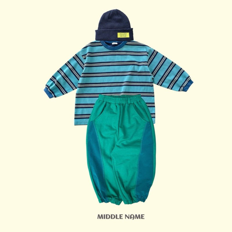 Middle Name - Korean Children Fashion - #fashionkids - Pigment Multi Stripe Tee - 3